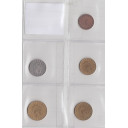 LETTONIA Set composto da 5 monete Buona Conservazione anni misti